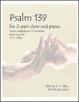 Psalm 139 Two-Part choral sheet music cover